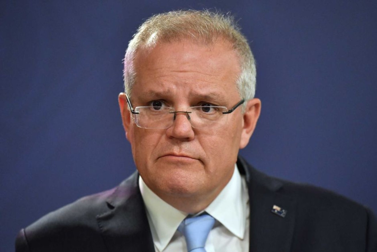Prime Minister Scott Morrison says rape claims against a cabinet minister are not enough to breach the code of conduct. (Photo: AAP: Mick Tsikas)