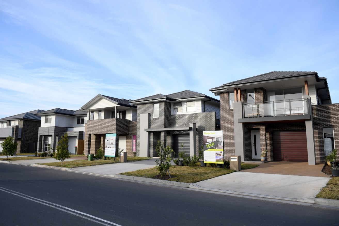 Australian homes are getting bigger (Dan Himbrechts/AAP PHOTOS)