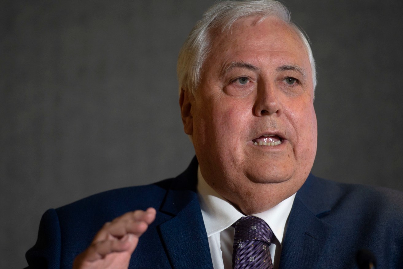 Clive Palmer's planned coal mine has already received strong opposition (Photo: AAP Image/Jeremy Piper) 