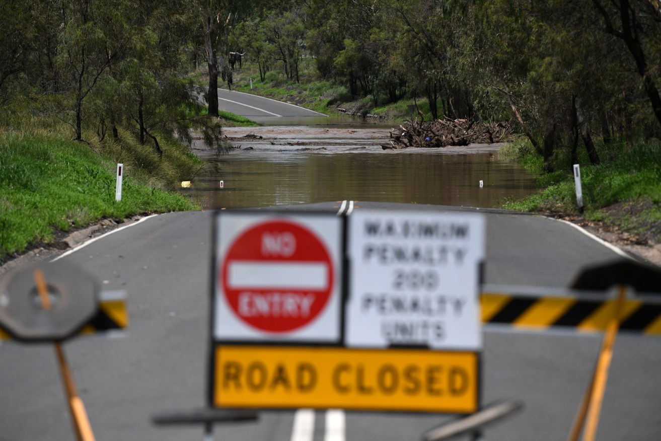 The Bureau of Meteorology is warning May rainfall records could be smashed. (Dan Peled/AAP PHOTOS)