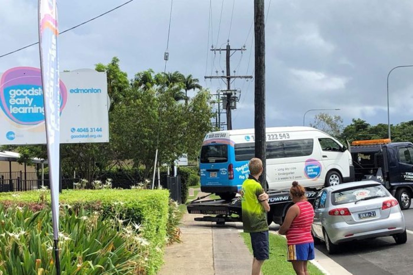The toddler was left unattended in a minibus for hours before he was found. (Photo: ABC News: Marian Faa)