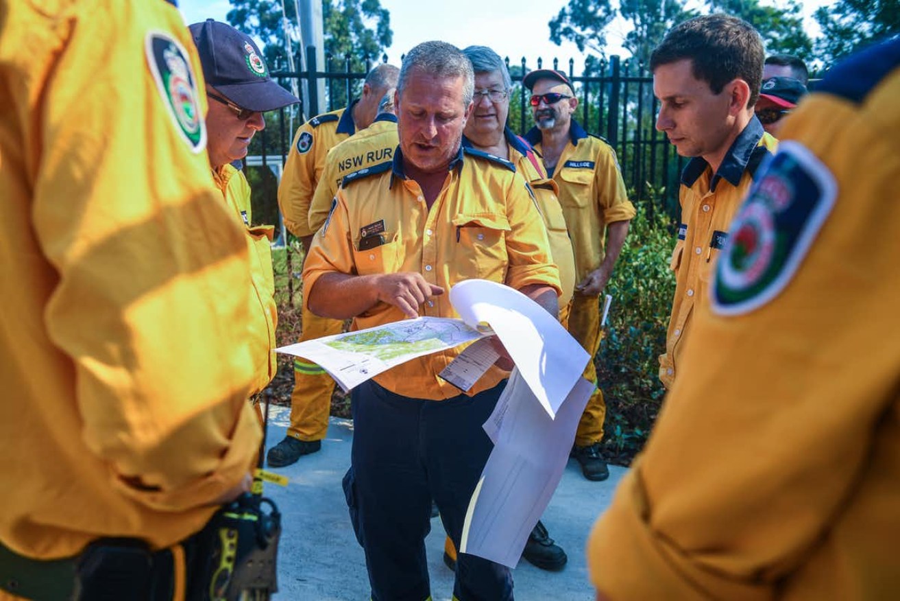 The vast majority of firefighters in Australia are unpaid volunteers. (Photo: Brendan Esposito/AAP)