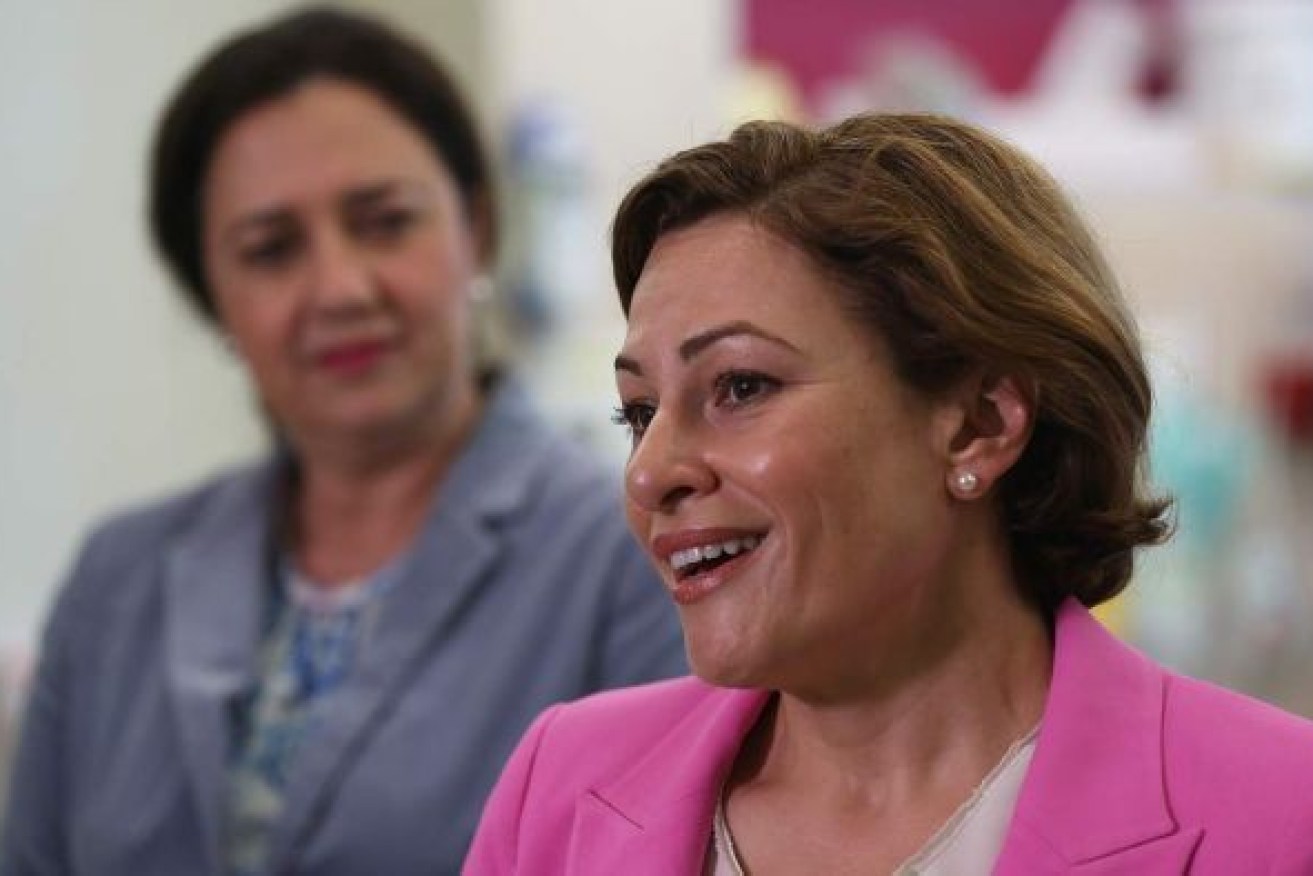 Former deputy premier Trad is in a legal battle with the CCC to stop it releasing a report into allegations she interfered in the recruitment of under-treasurer Frankie Carroll in 2019 Photo: ABC