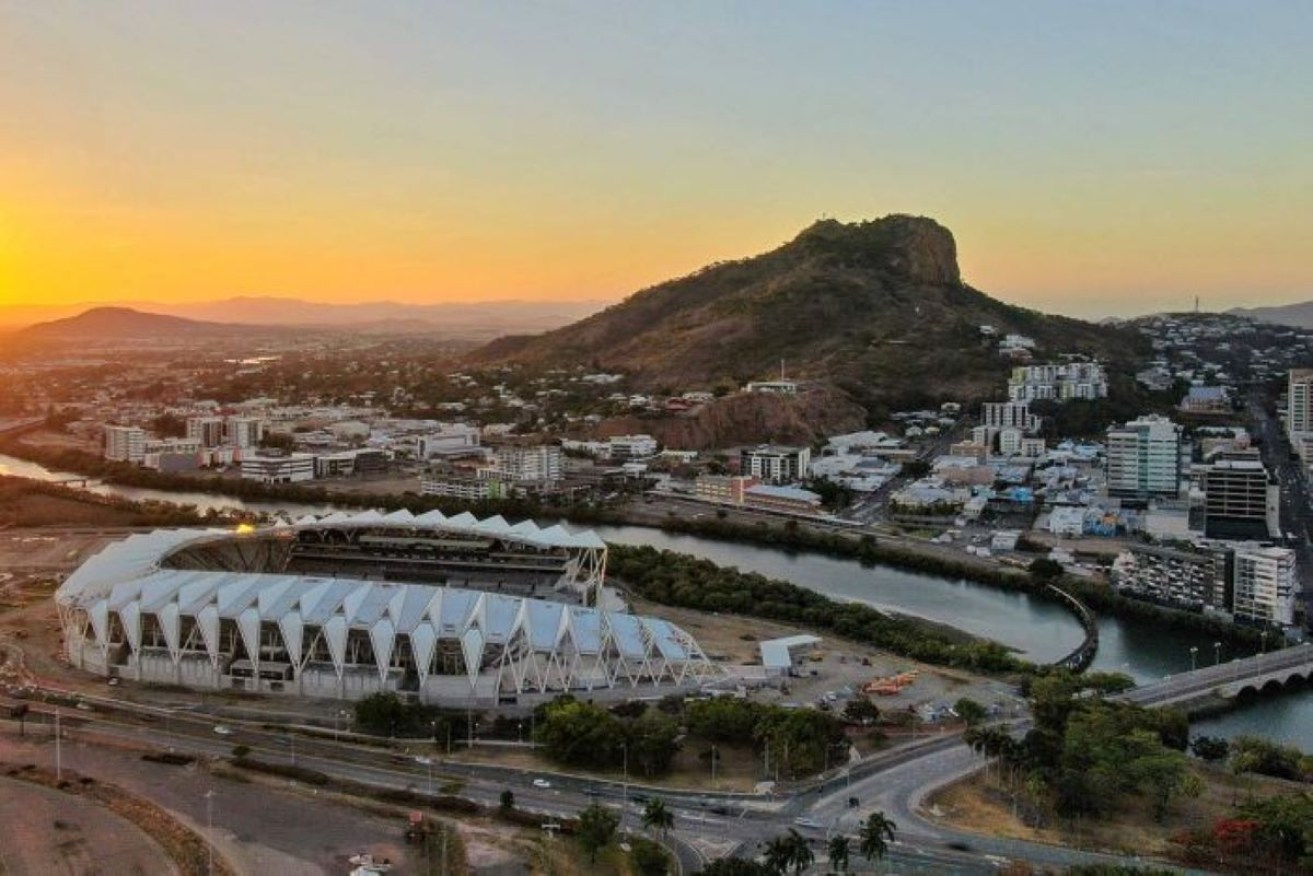 1km from the CBD, it is hoped the stadium can reinvigorate Townsville's city heart. (Photo: supplied: David Cook)