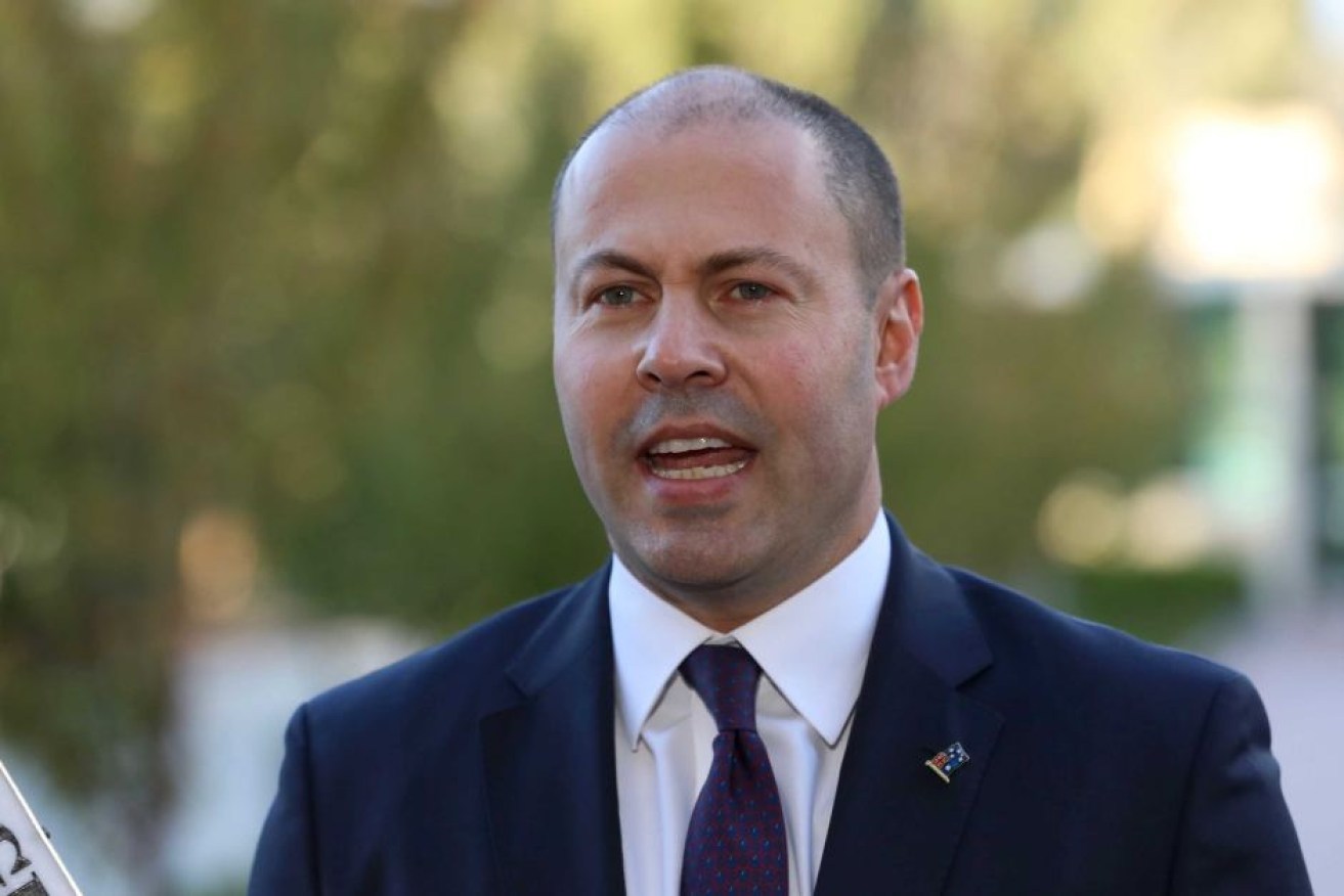 Federal Treasurer Josh Frydenberg said the Government was determined to keep as many Australians in jobs. (Photo: ABC News: Marco Catalano)