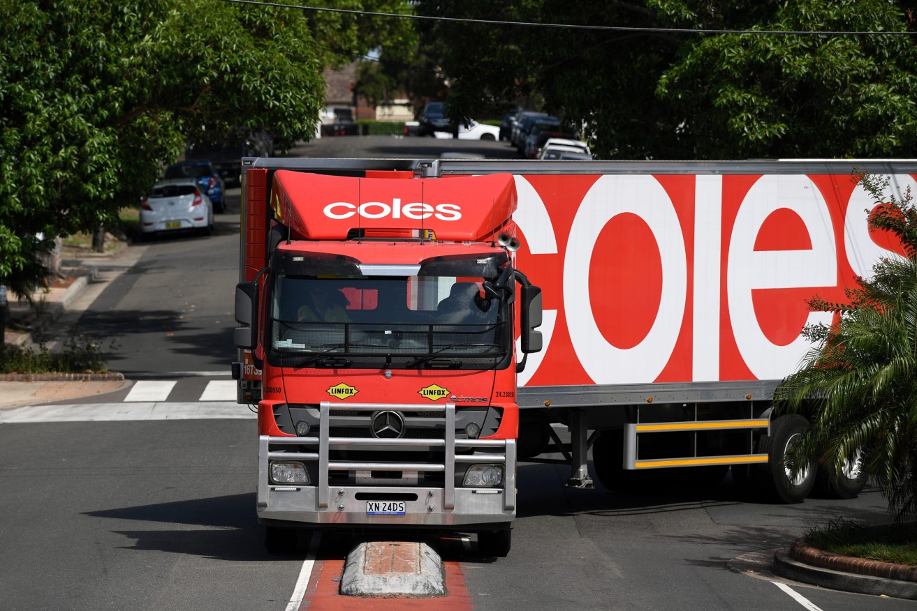 Coles has vowed to go 100 per cent renewable by 2025 (AAP Image/Joel Carrett)