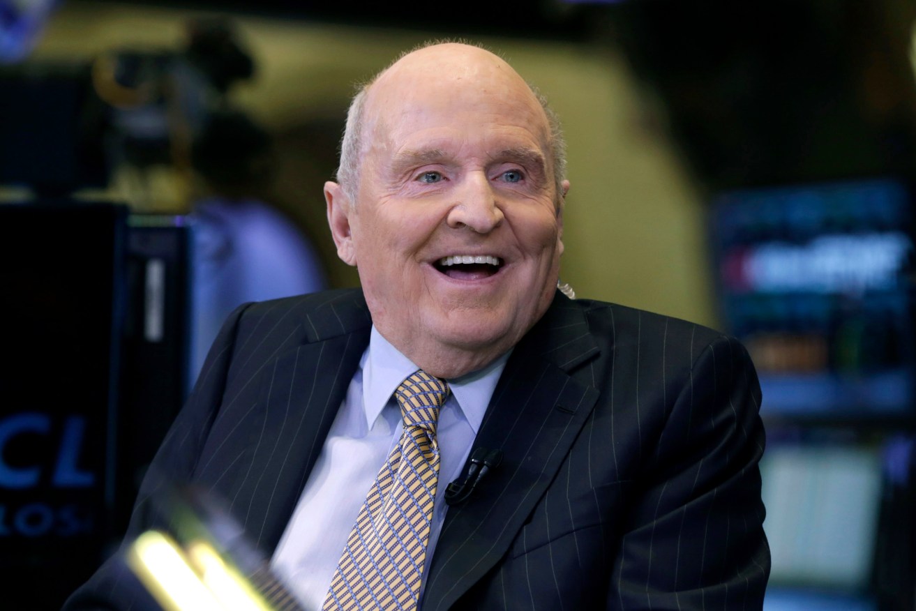 Former General Electric chairman and corporate guru Jack Welch has died at the age of 84. (AP PHOTO)