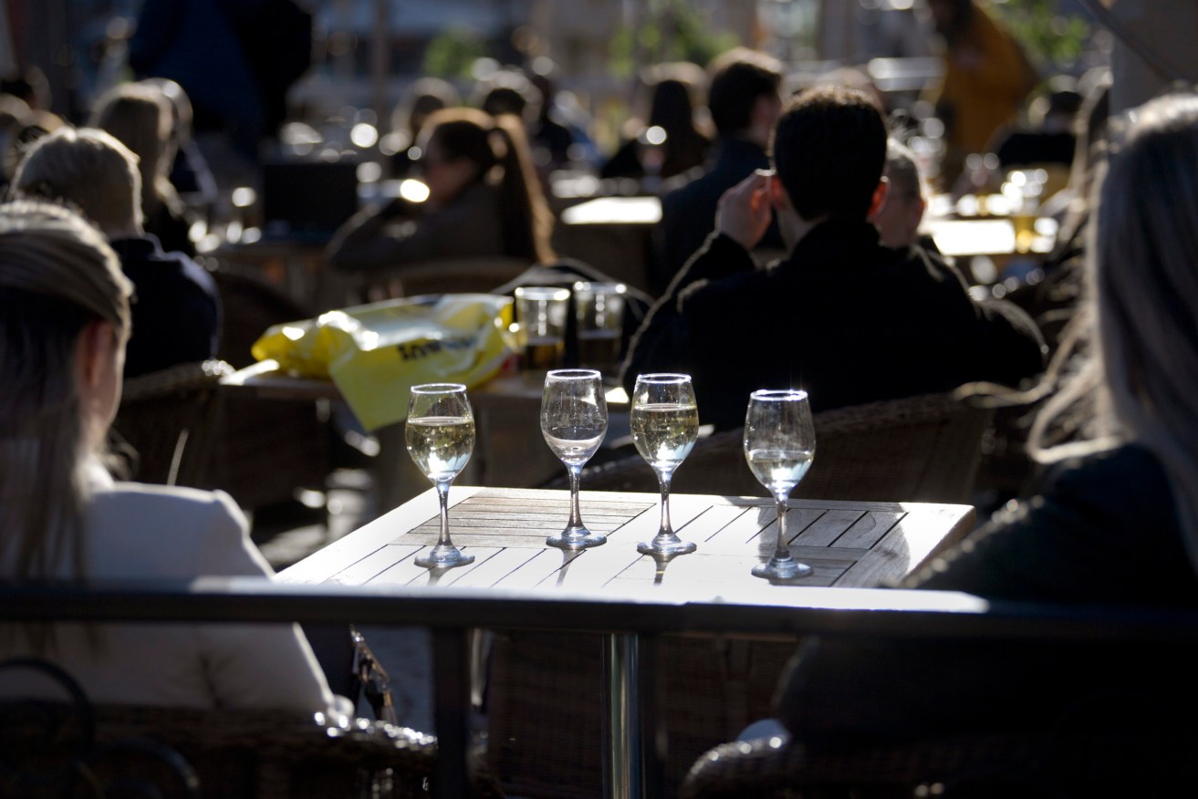 Restaurant customers in Sweden can still be served at tables despite the coronavirus outbreak. (Photo: EPA PHOTO)