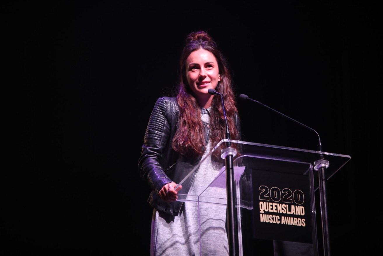 Amy Shark won the Queensland Music Award or Highest-Selling Song for 'Mess Her Up'. (Photo: Bianca Holderness)