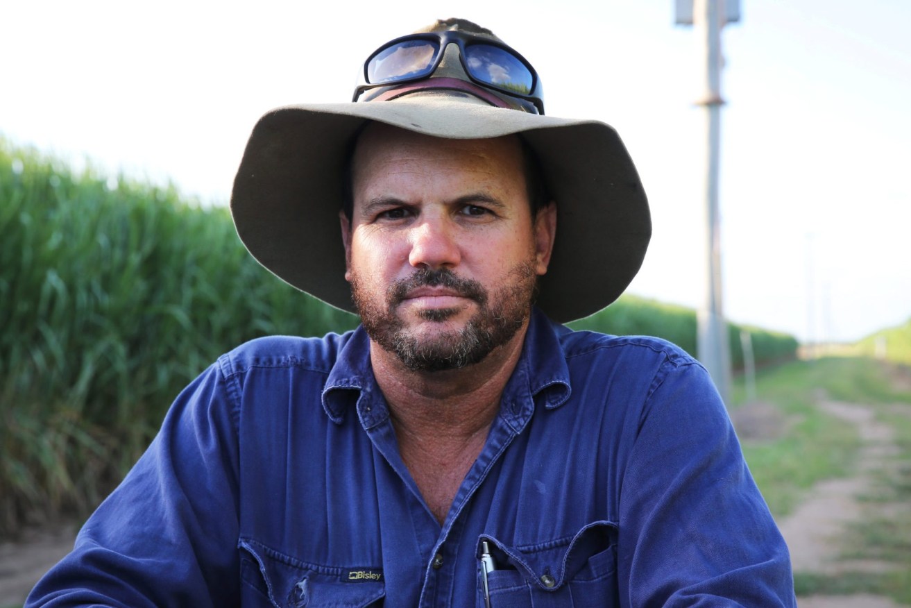 Canegrowers chairman Owen Menkens, pictured on his north Queensland farm in the Burdekin, is upbeat about the new jet fuel opportunity. Image: Queensland Canegrowers).