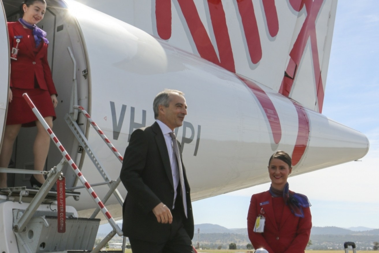 Queensland and NSW are battling to be headquarters for a reborn Virgin Australia.