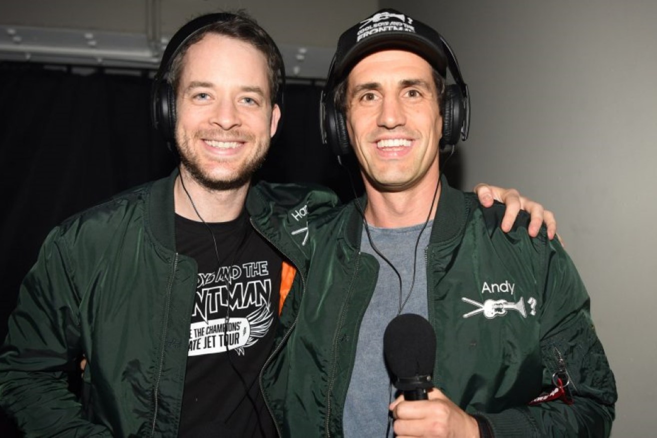 Comedians Hamish Blake and Andy Lee have apologised for a job offending doctors.. (Photo: hamishandandy.com)