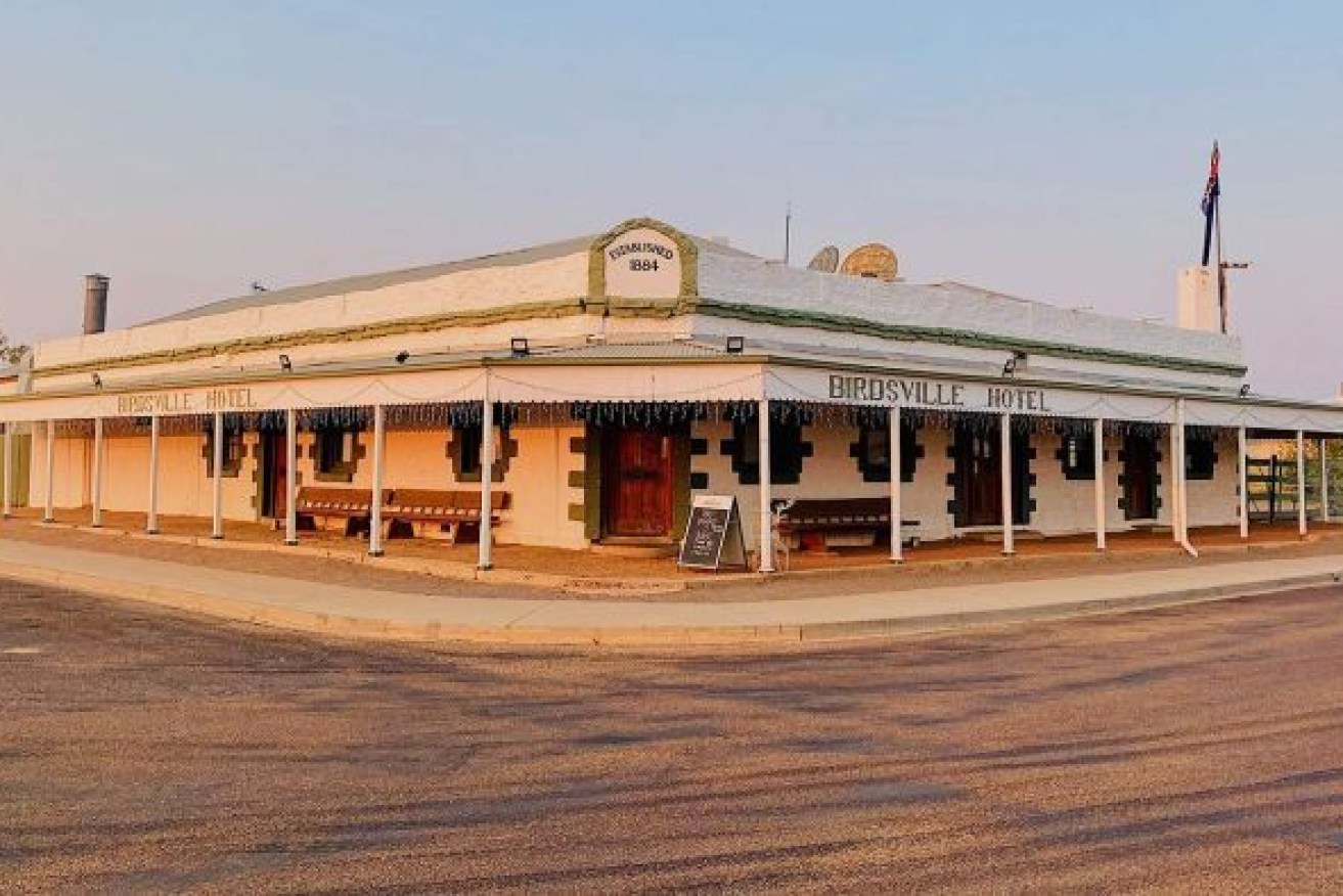 The iconic Birdsville Hotel in outback Queensland has been bought by a New South Wales couple. Photo: ABC