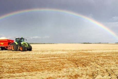 For farmers, at least, there’s a rainbow beyond those clouds