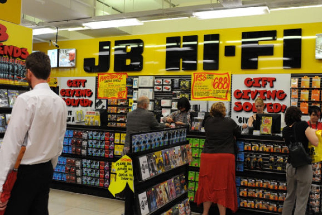 JB Hi-Fi's sales have soared during the lockdowns
