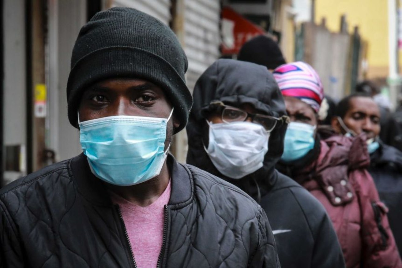 Almost a third of the coronavirus cases worldwide are in the US. (Photo: AP: Bebeto Matthews)