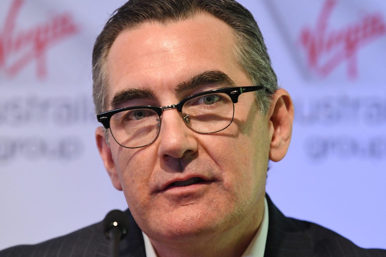 Virgin Australia Group Chief Executive Officer and Managing Director Paul Scurrah (AAP Image/Dean Lewins)