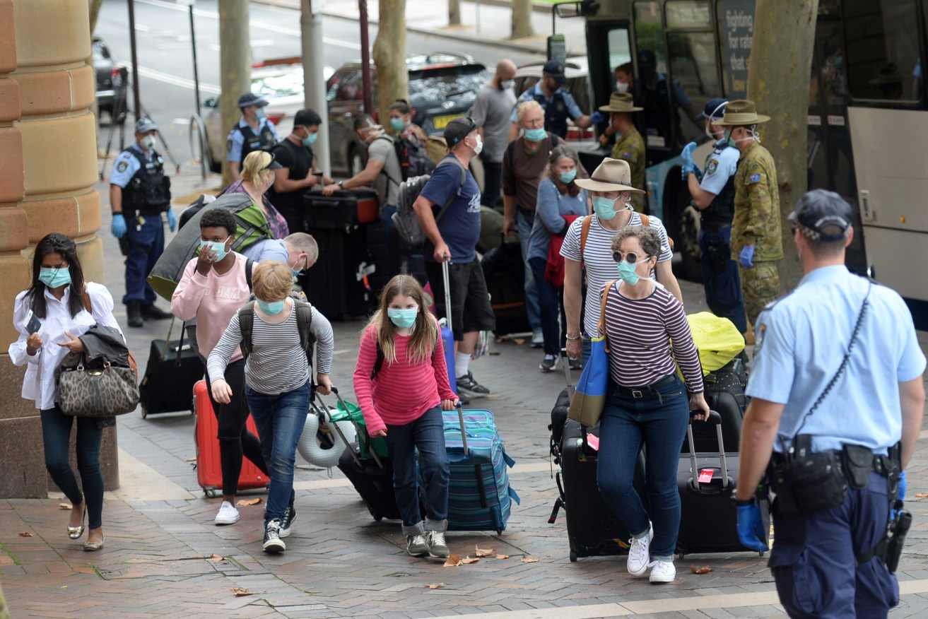 Lockdowns and border restrictions have again disrupted travel in Australia. (Photo: Jeremy Piper/AAP PHOTOS)