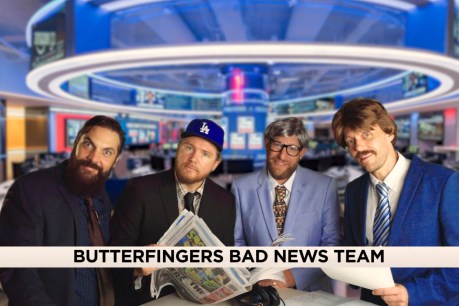 Brisbane band Butterfingers happy to be bearers of Bad News