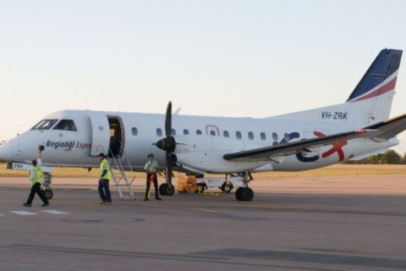 Australia's largest regional airline, Regional Express, has been thrown a lifeline. Photo: ABC