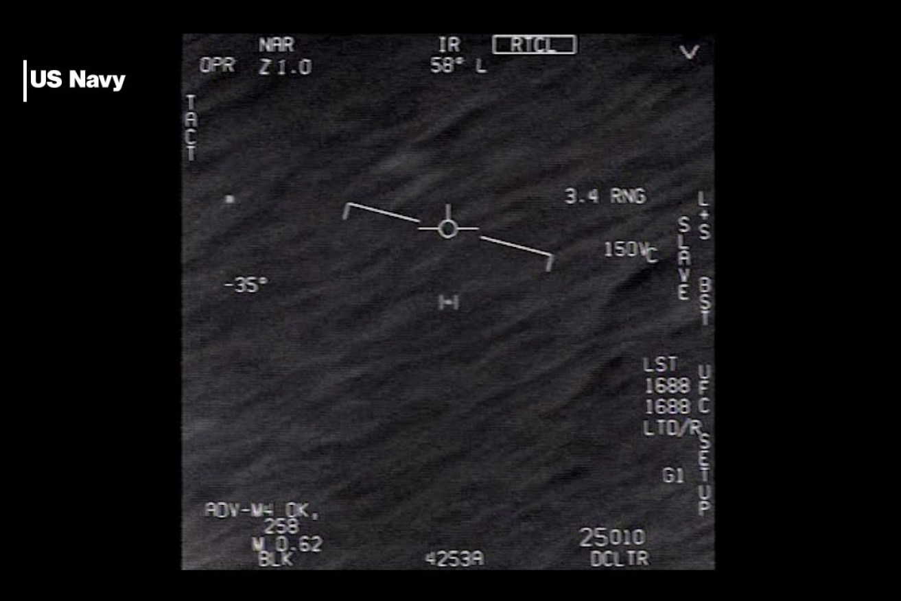Navy video from 2015 and declassified by the Pentagon shows "unexplained aerial phenomena." 