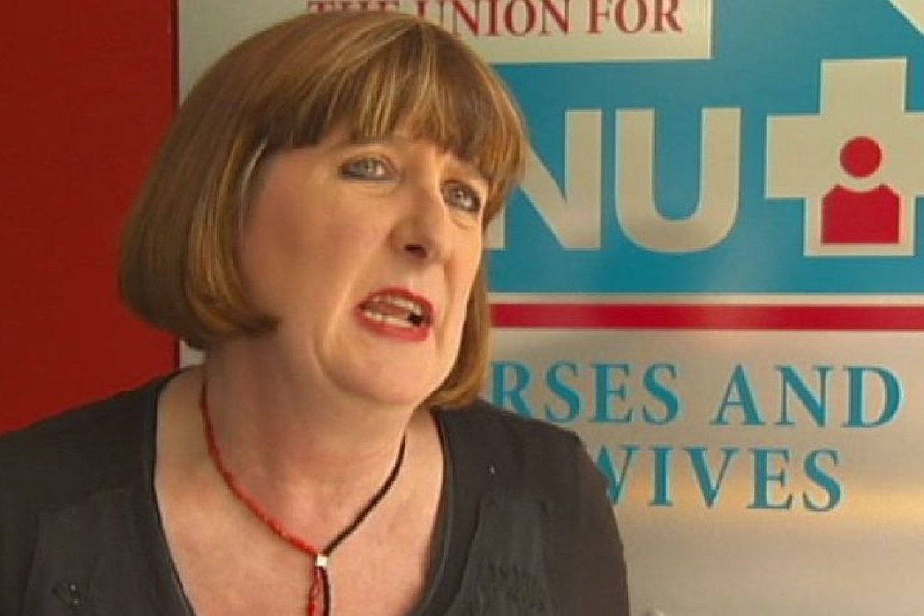 Queensland Nurses and Midwives' Union secretary Beth Mohle. (Photo: ABC)