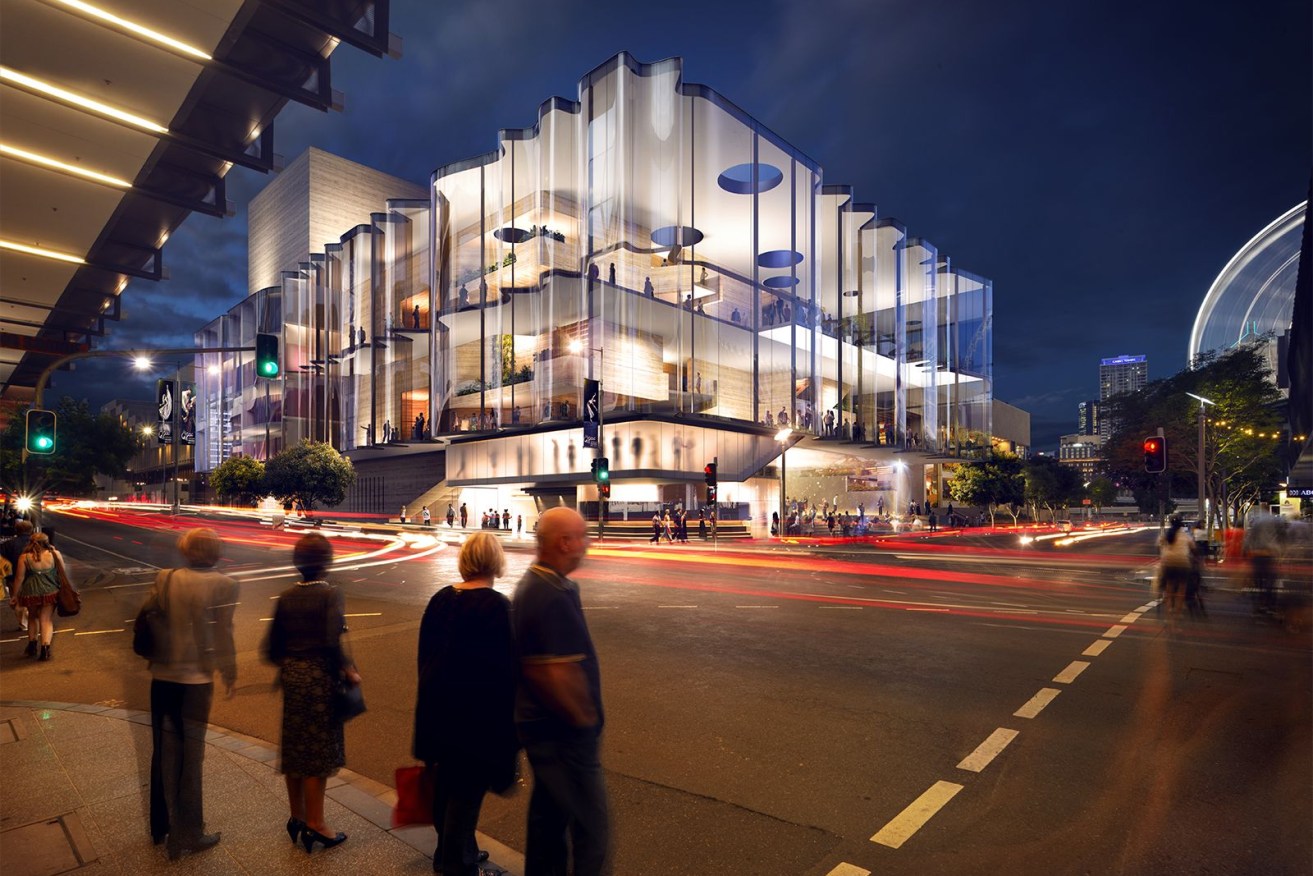 An artist's impression of the planned QPAC theatre.