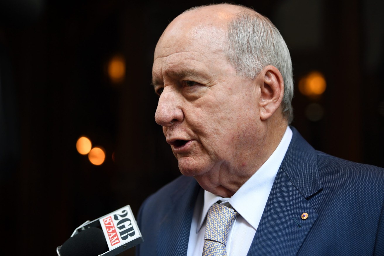 Alan Jones has announced his retirement at the end of the month. (Photo: AAP Image/Joel Carrett) 