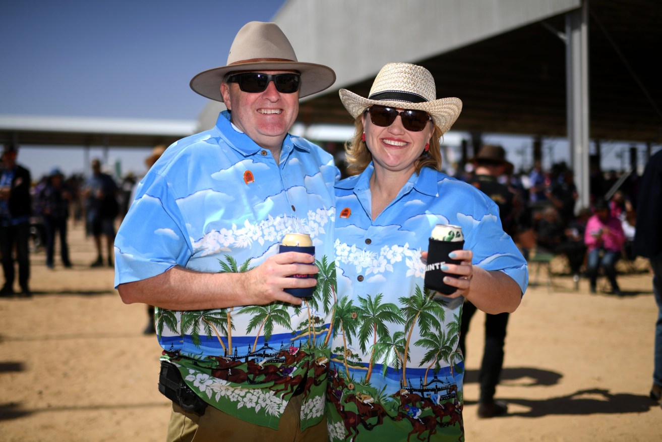 Queensland's Birdsville Races scheduled for September has been scratched because of coronavirus.  (AAP Image/Dan Peled) 