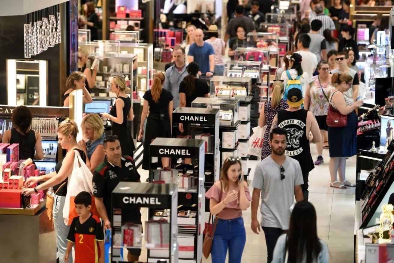 Black Friday and Cyber Monday are tipped to create a $1m a minute spending splurge.  (Photo: AAP: Dan Himbrechts)