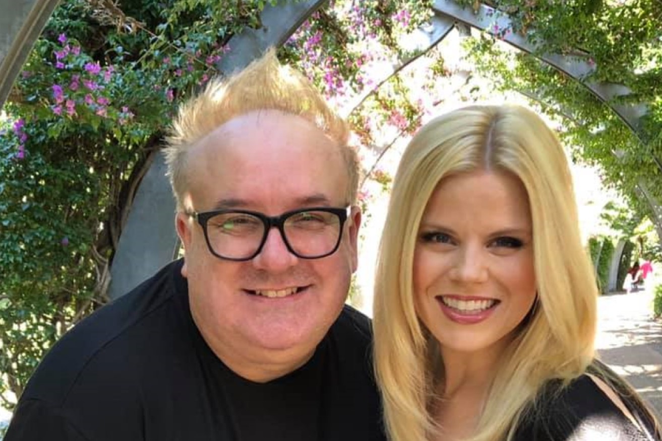 Paul Dellit with Megan Hilty, one of the Broadway stars QPAC has brought to Brisbane. (Photo: supplied)