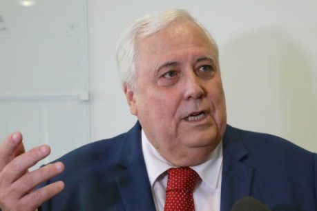 Clive Palmer’s playing it safe with his latest political donation