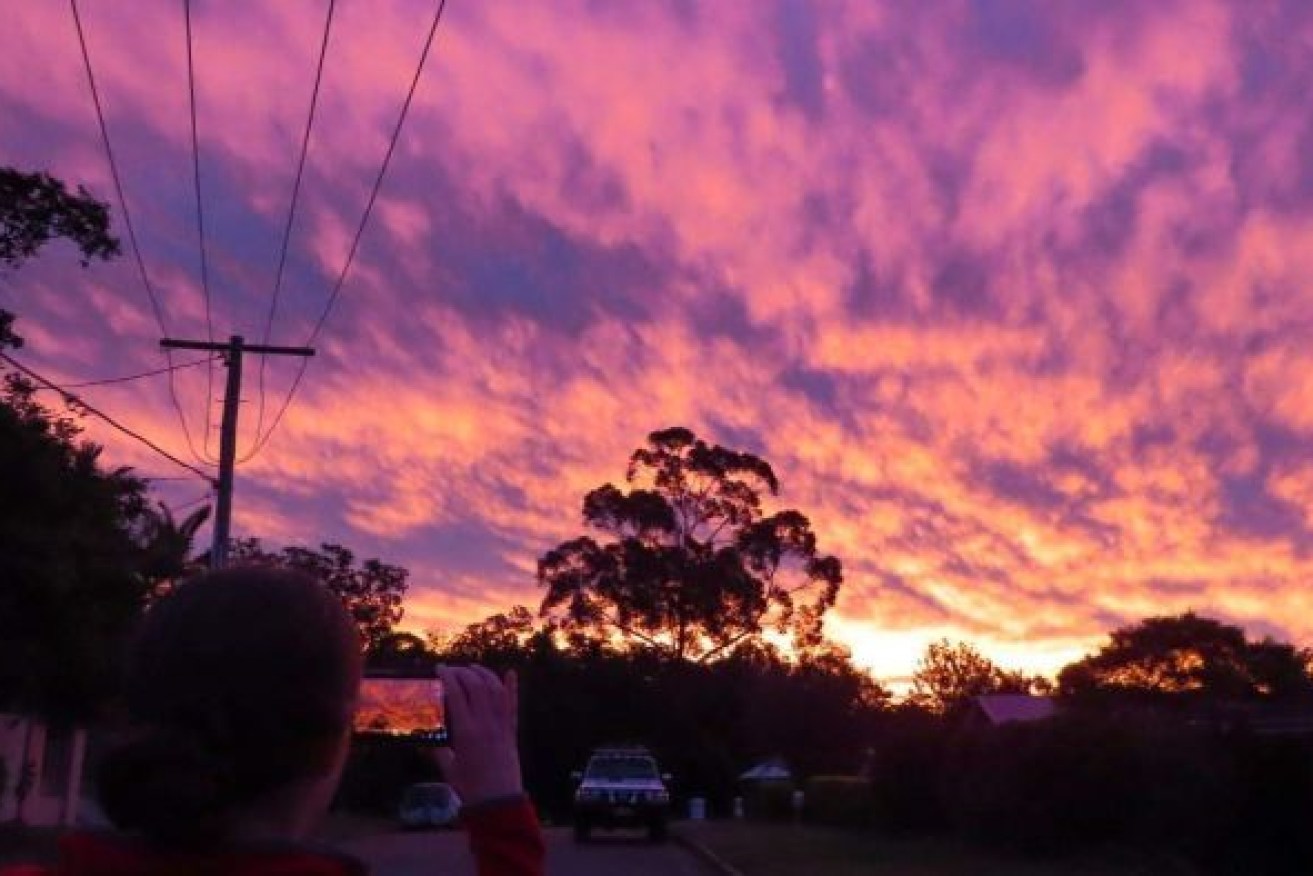 Meteorologists say the secret is in the cloud formations. Photo: ABC