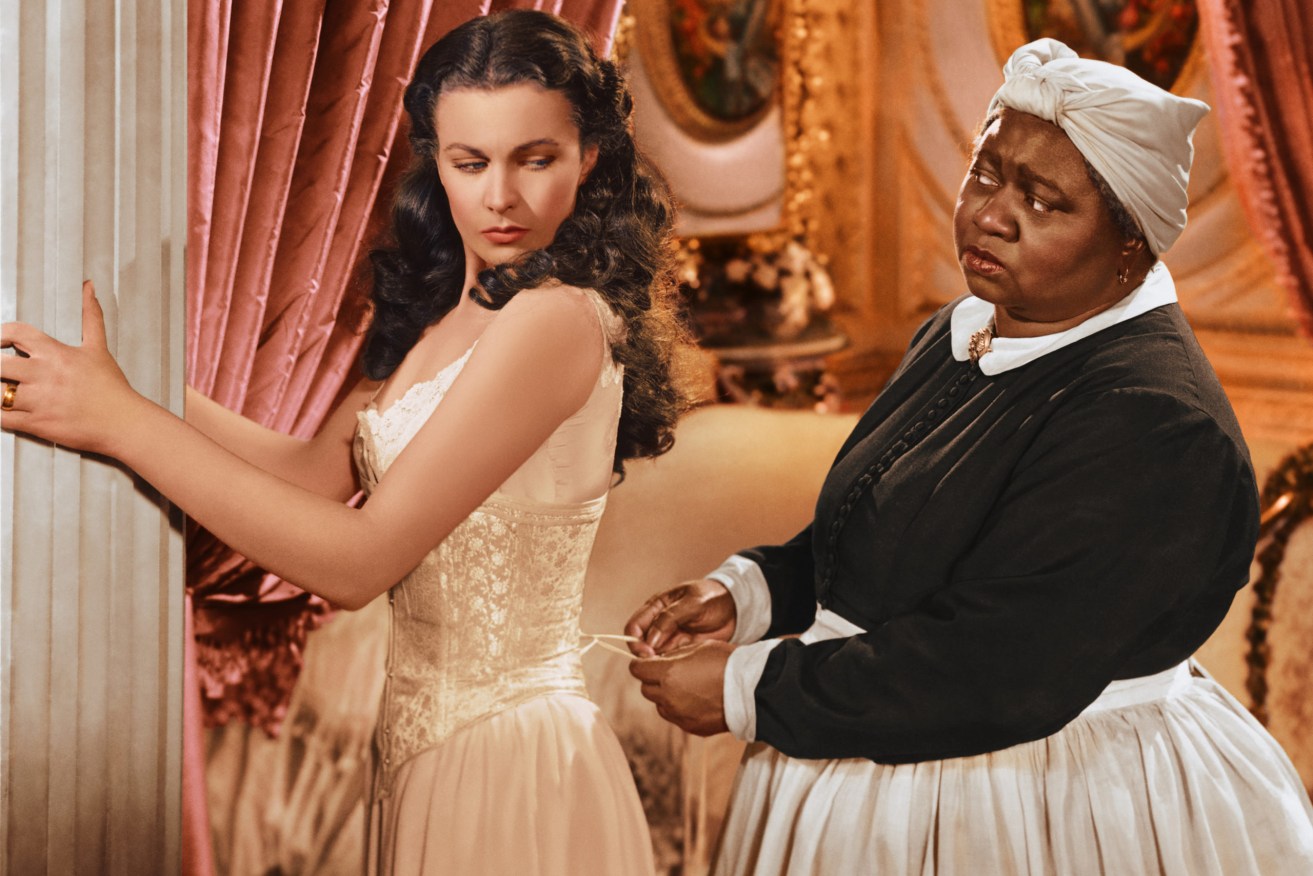Vivien Leigh (left) as Scarlett O'Hara, and Hattie McDaniel as Mammy in the 1939 film "Gone with the Wind". (Photo: AP Photo/Turner Classic Movies)