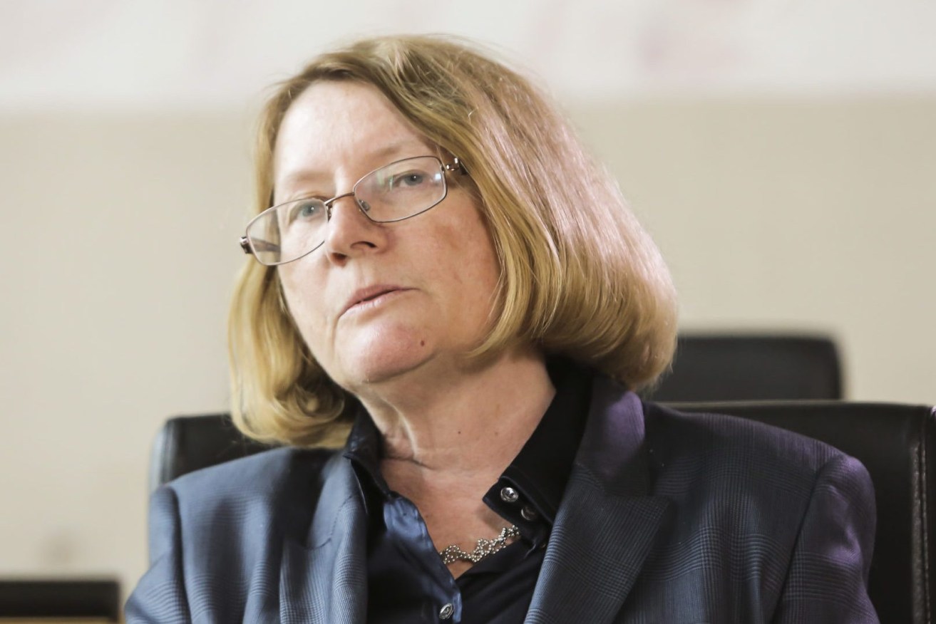 Commissioner Catherine Holmes is hearing evidence from the so-called Robodebt scandal. (Photo: AAP Image/Pool, Mark Cranitch) 