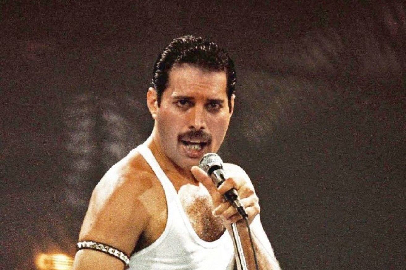 Queen singer Freddie Mercury.