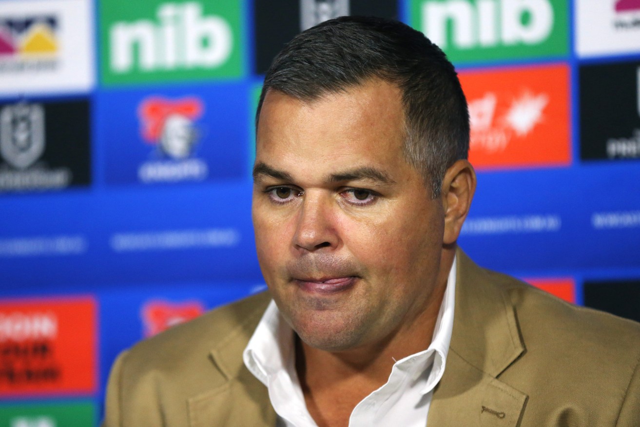 Broncos coach Anthony Siebold. (Photo: AAP Image/Supplied by NRL Photos) 