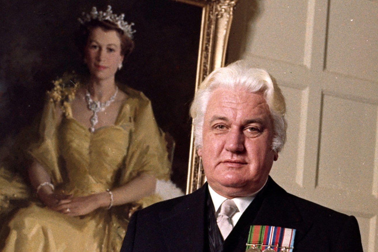 Former governor-general Sir John Kerr.  (Photo: AAP Image/Supplied by National Archives of Australia) 