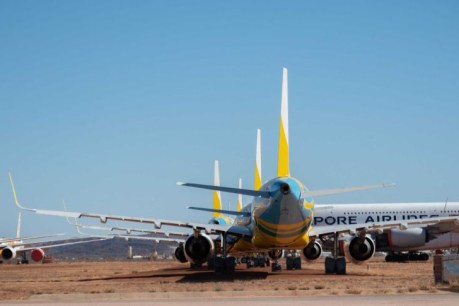 It’s not the Mojave Desert, so why are dozens of airliners parked in Alice Springs?