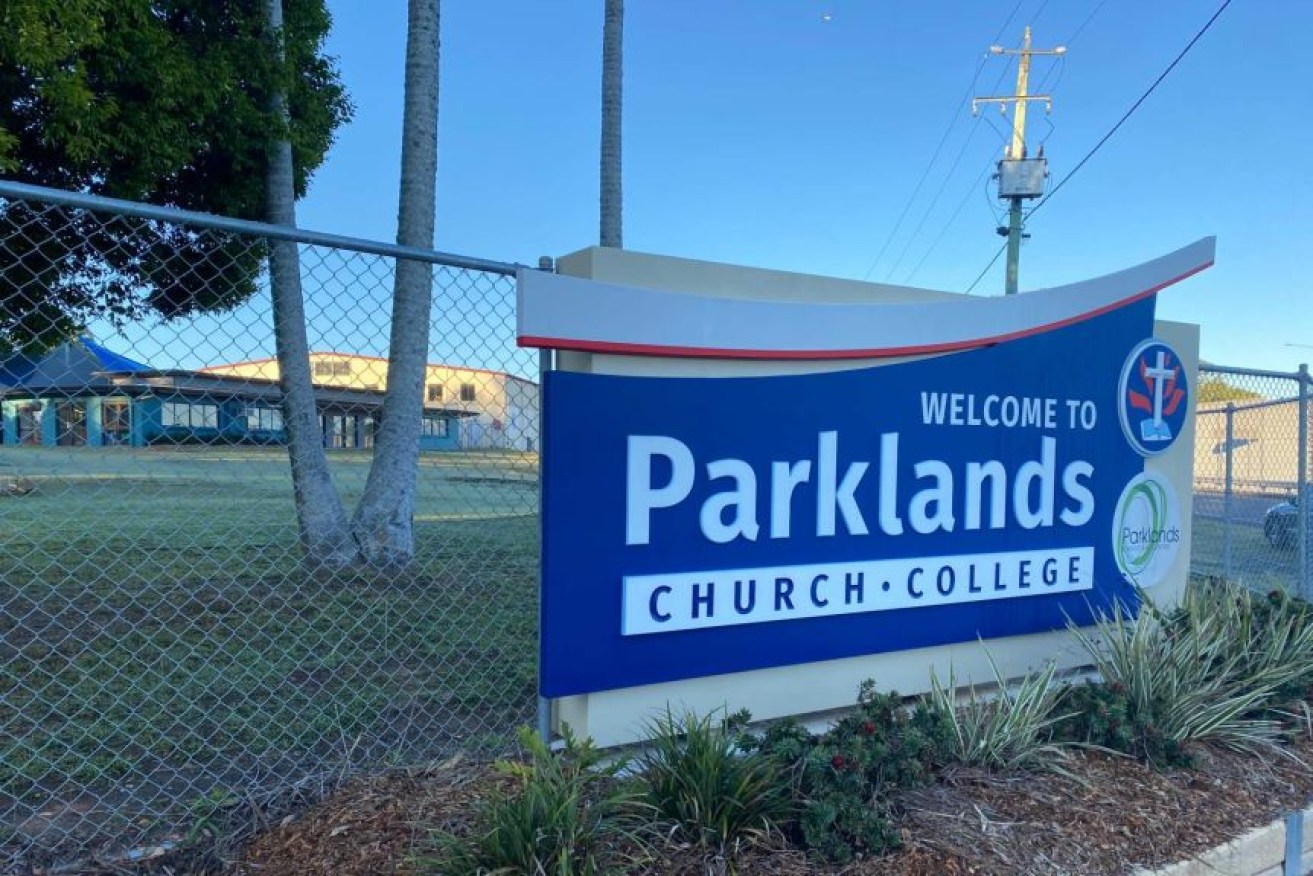 Logan's Parklands Church College has been temporarily shut down after an employees positive coronavirus test. (Photo: ABC image)