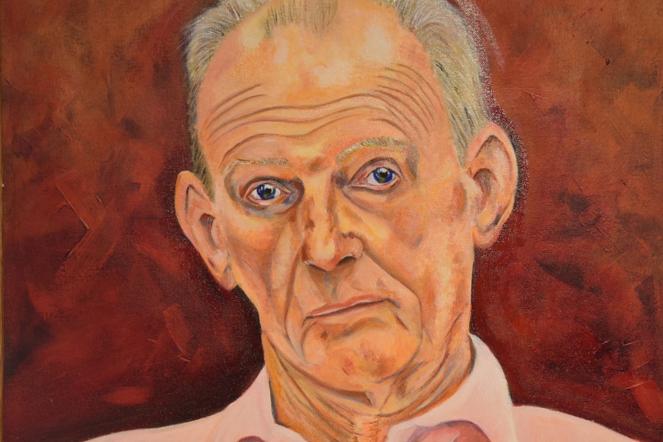 Terry Gillam's portrait of Wayne Bennett.