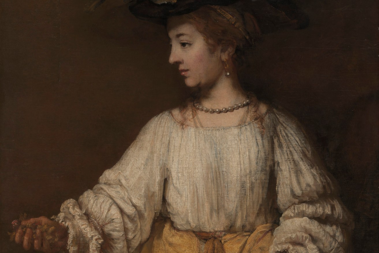 Rembrandt's Flora is be one of 65 works that will be shown at GOMA from June 2021 as part of the European Masterpieces from the Museum of Art, New York exhibition. (Photo: Supplied)
