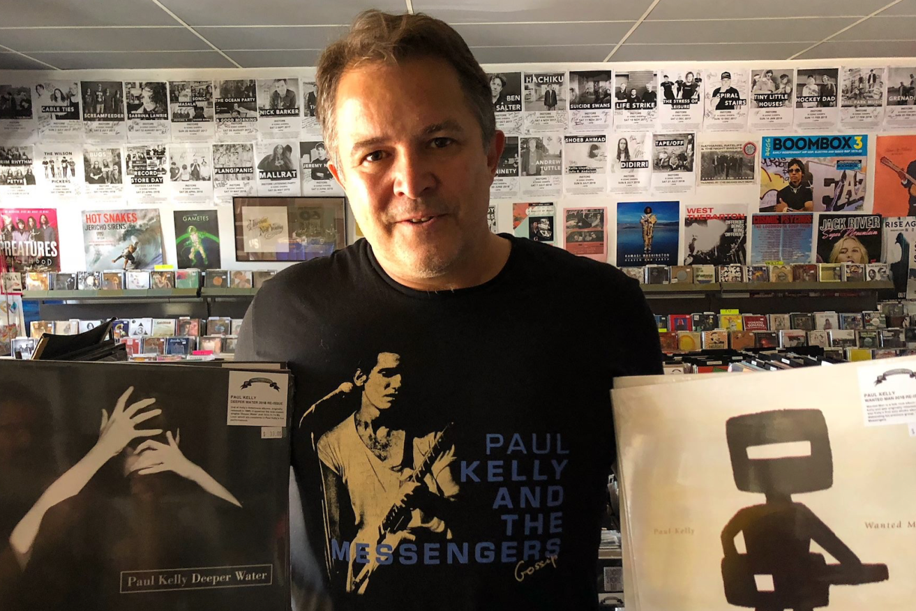 Sonic Sherpa record store co-owner Steve Bell. (Photo: supplied)