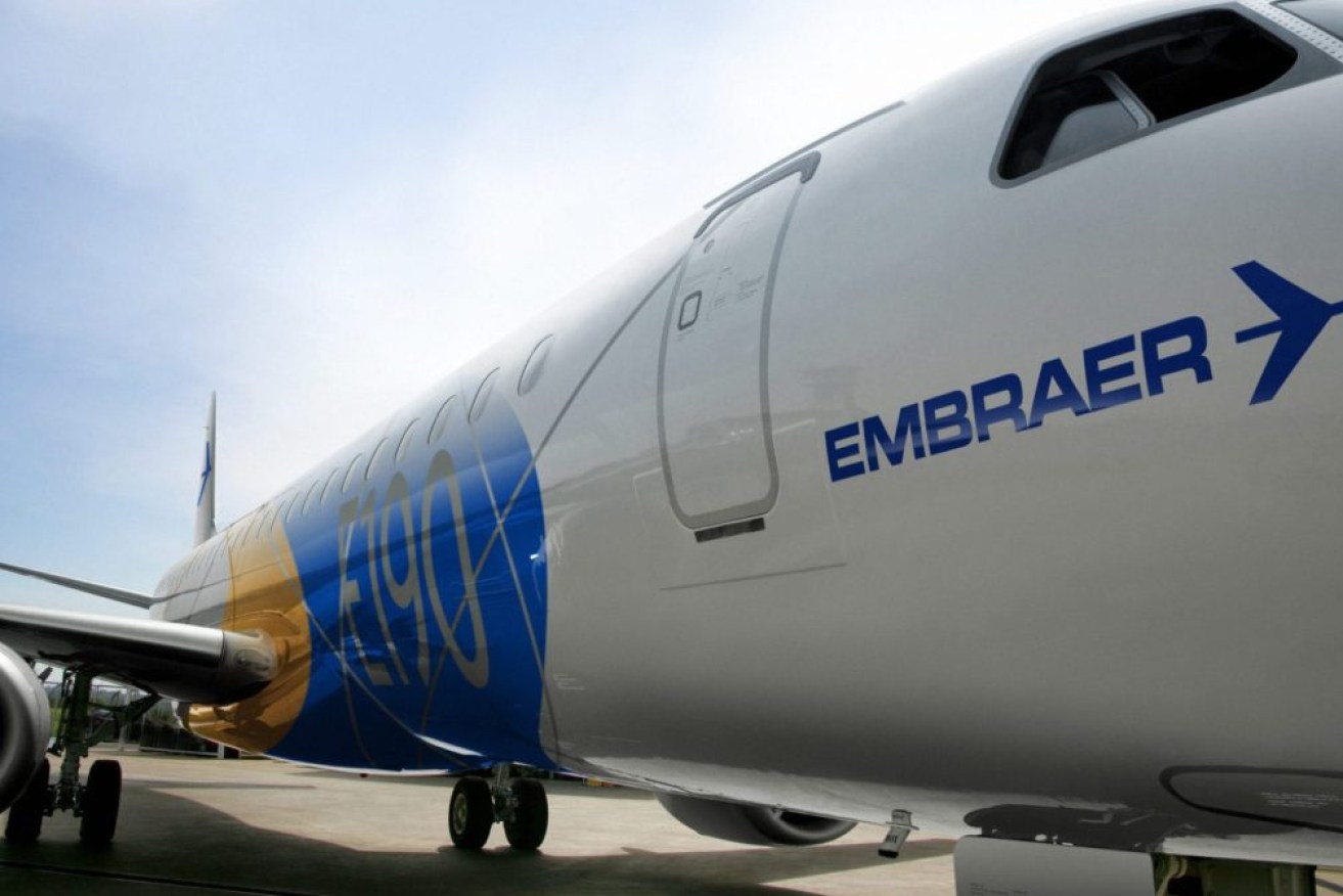 The Embraer E190 bought by Alliance. Image: Alliance Airlines.