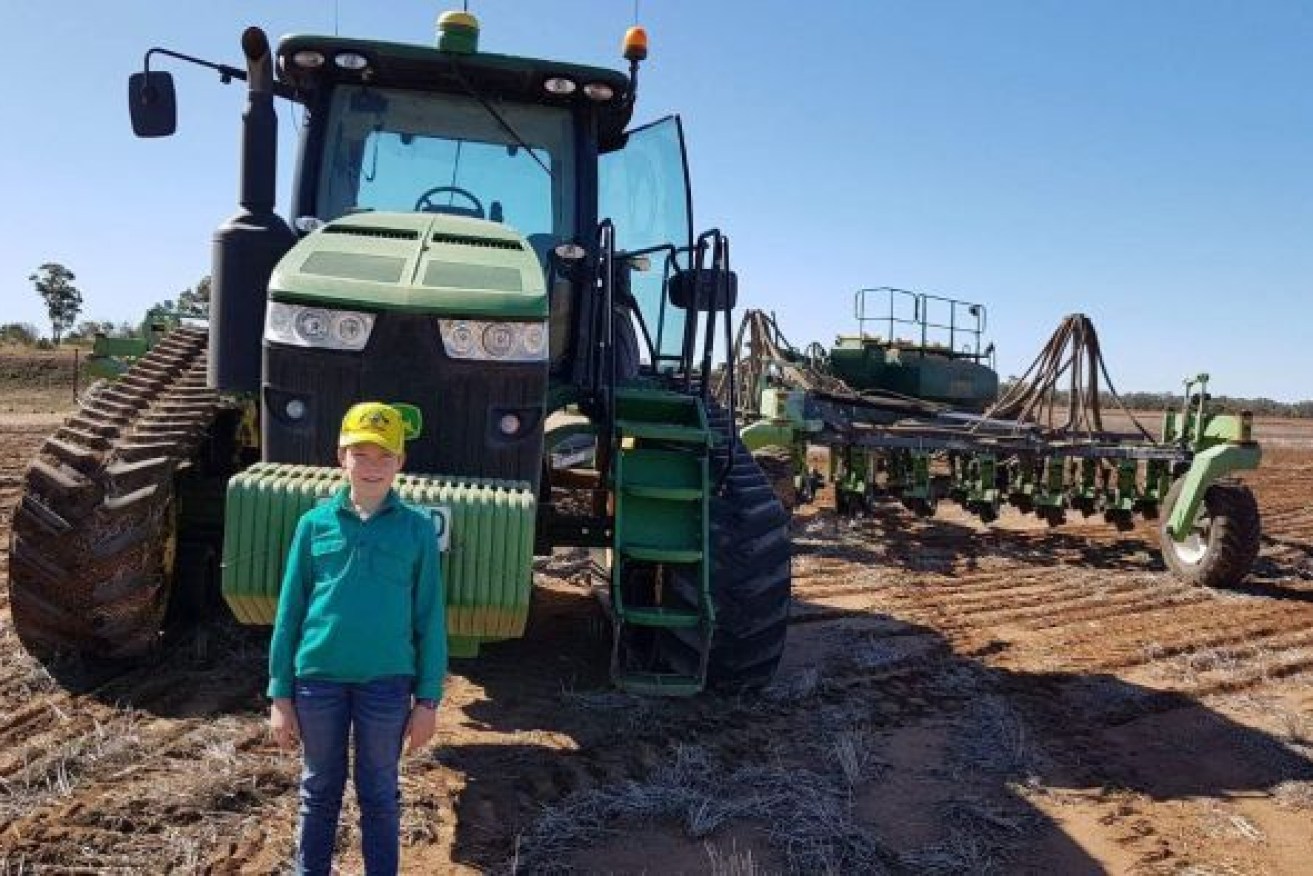 Henry Maunder, 11, is among a cohort of boarding school students unable to return home to NSW due to border closures in Queensland and Victoria. Photo: ABC