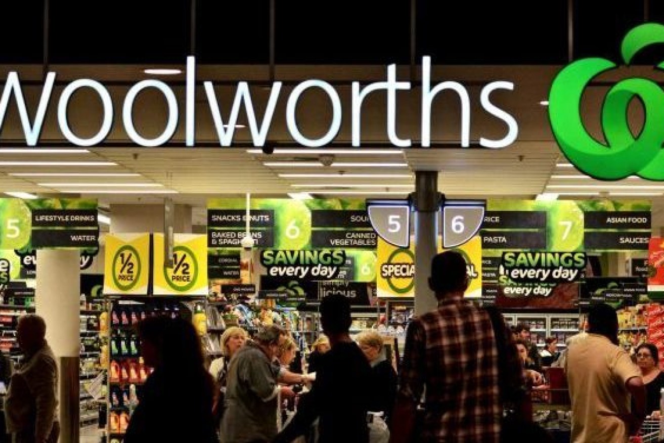 Woolworths says food prices have risen by more than 7 per cent in the past quarter. (Photo: ABC)