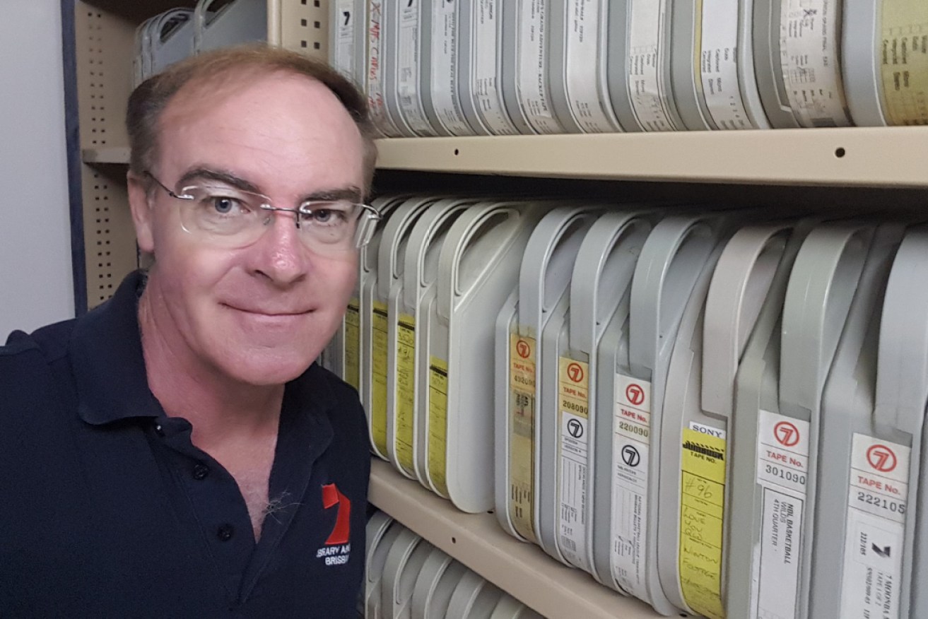 John Power is helping to preserve the past by digitising classic television shows. (Photo: Supplied) 