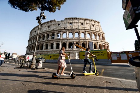 When in Rome … watch out for the scooters (just like in Brisbane)