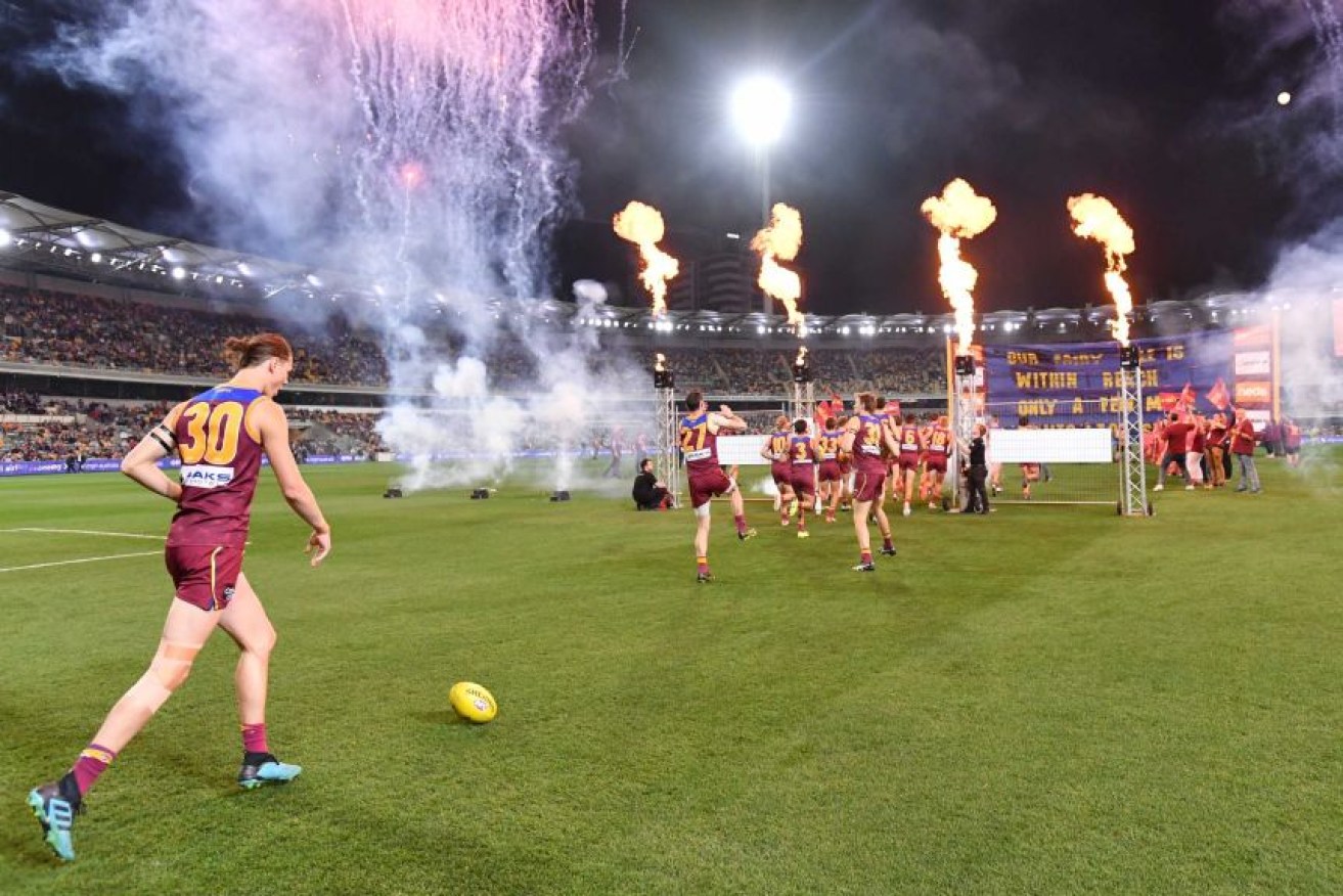 The decision to play the AFL grand final at the Gabba has added to the Code Wars theatre. (Photo: AAP: Darren England)