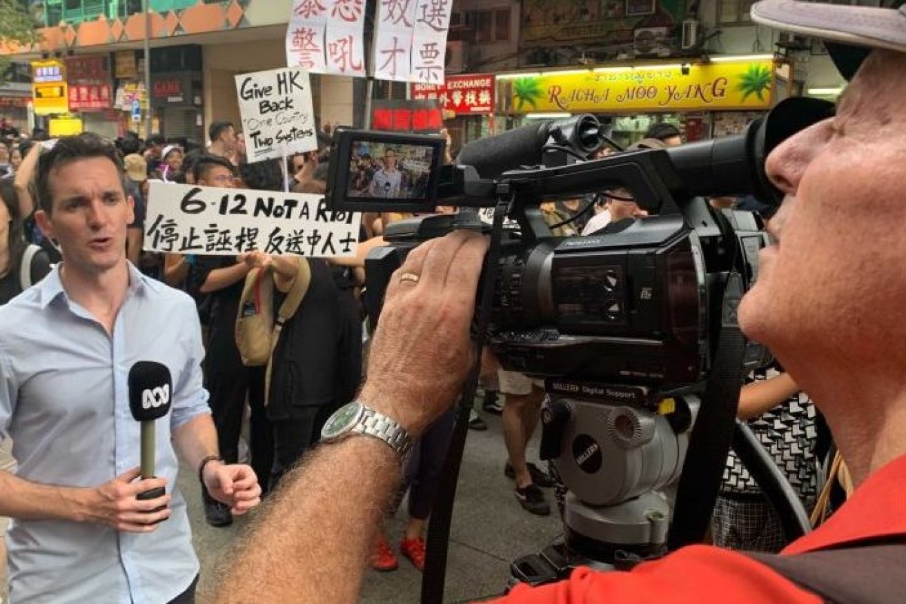 ABC Beijing correspondent Bill Birtles, one of two Australian journalists to have been rushed out of China over threatening behaviour. (Photo: ABC)